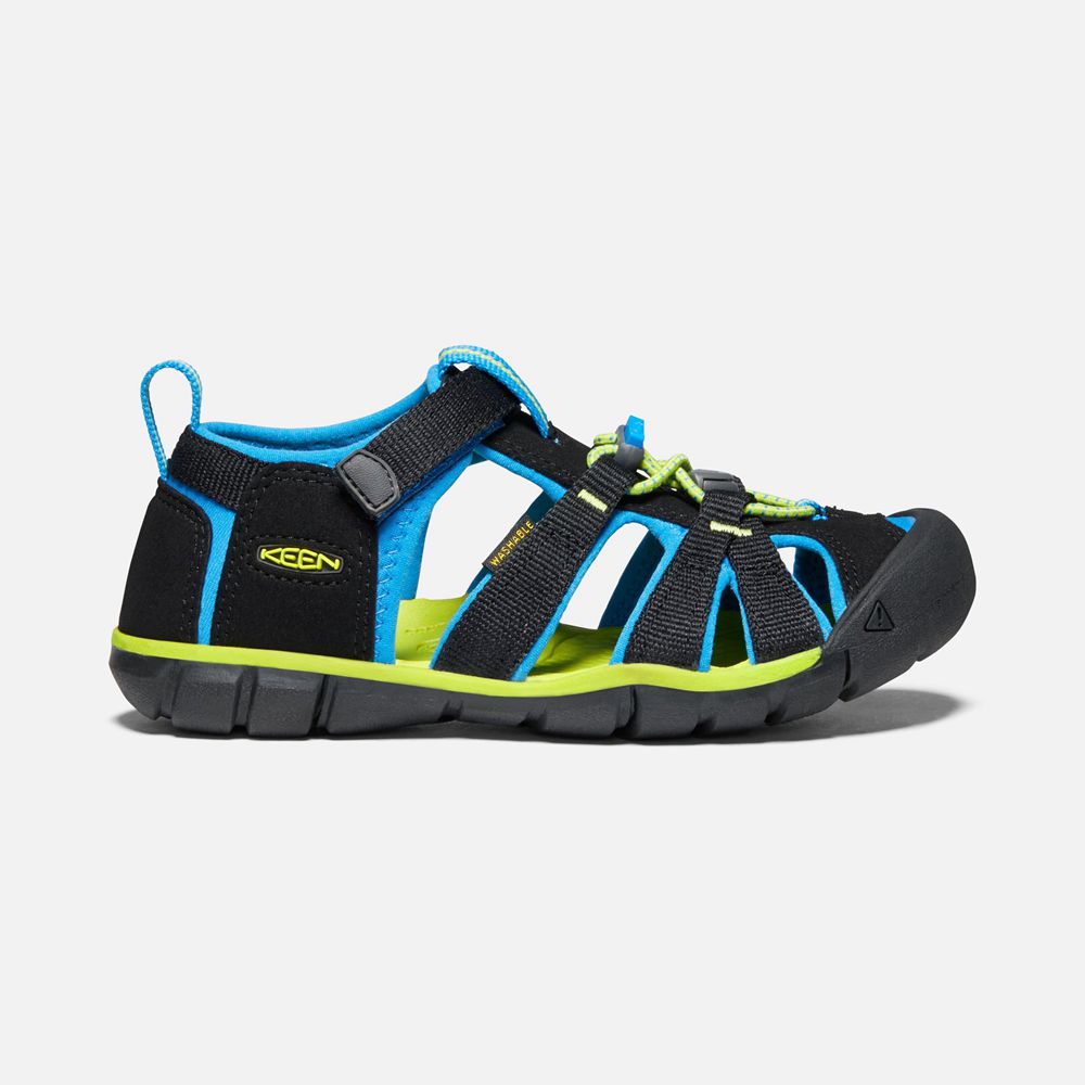 Keen Sandaal Kinderen Zwart/Blauw - Seacamp Ii Cnx - 83276-URSH